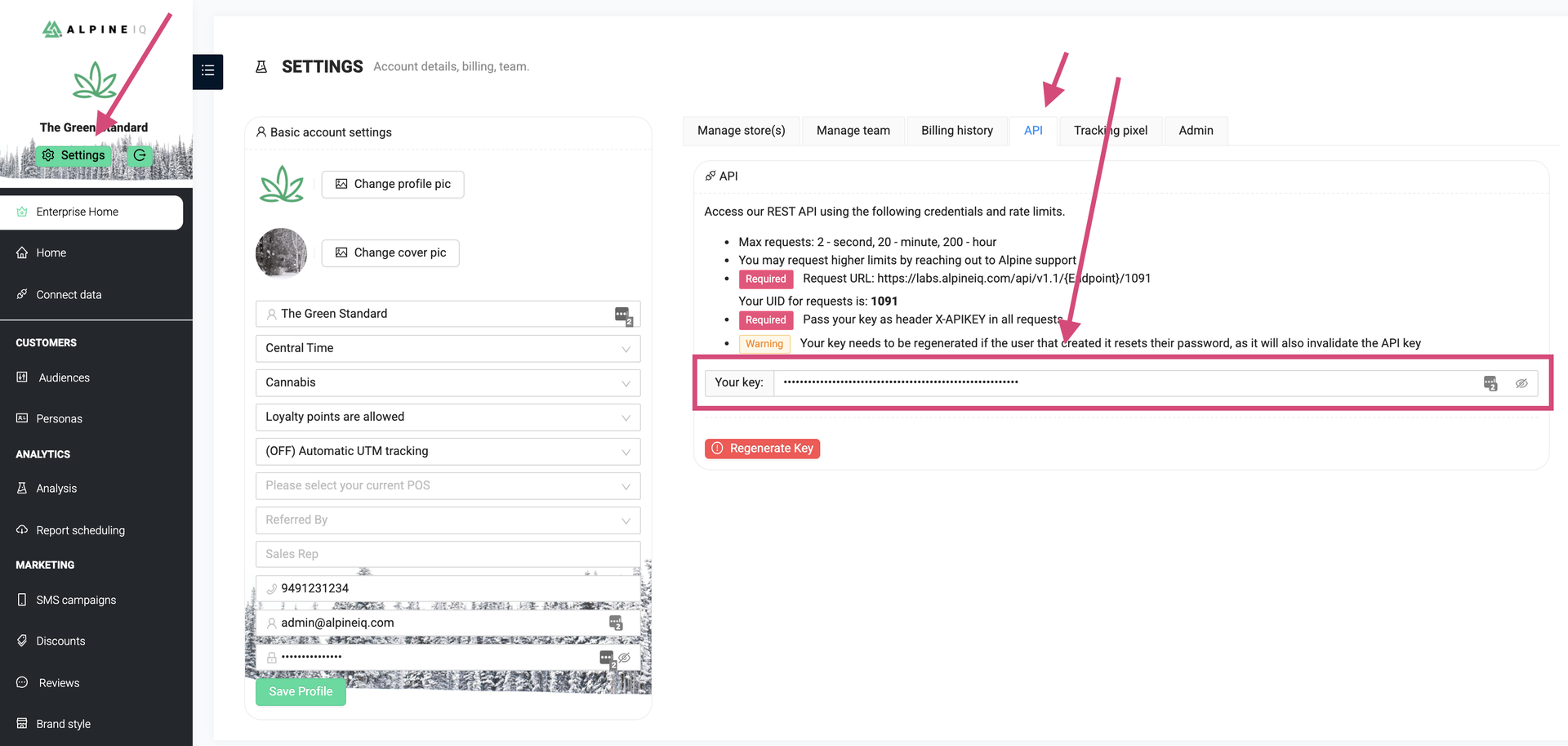 Dutchie + Alpine IQ Integration AIQ Alpine IQ